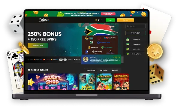 Yebo Casino South Africa Desktop